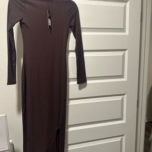 Fashion Nova Chocolate Maxi Dress